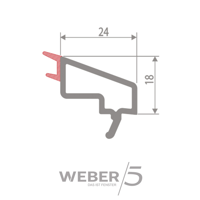 Штапик стандартный 24 мм в Кызылорде