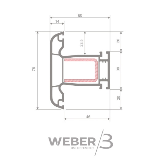 Оконные профили производители Импост 3-х камерный