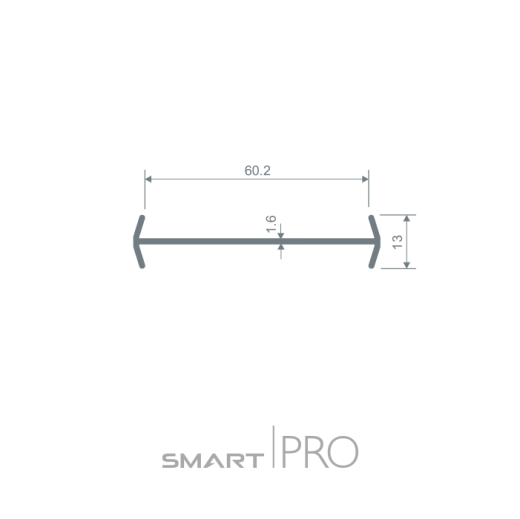 Соединительный профиль (нащельник) (60) в Кызылорде